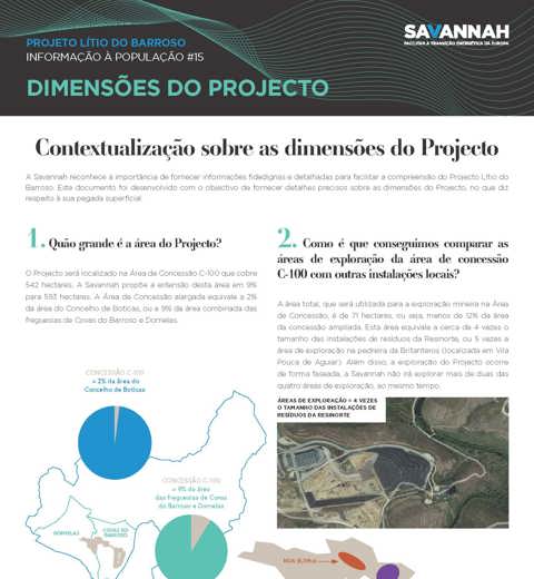 Folha Informativa sobre o Projecto Lítio do Barroso - Dimensões do projecto thumbnail image